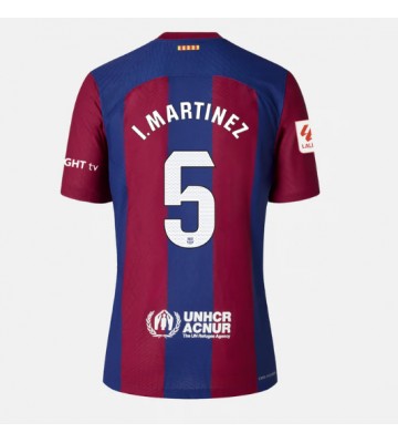Barcelona Inigo Martinez #5 Koszulka Podstawowych Kobiety 2023-24 Krótki Rękaw